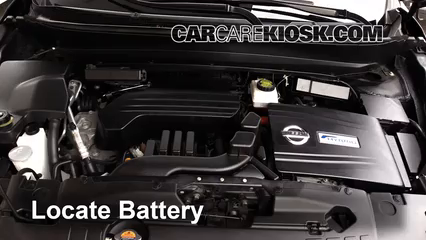 2014 Nissan Pathfinder SL Hybrid 2.5L 4 Cyl. Supercharged Battery Replace